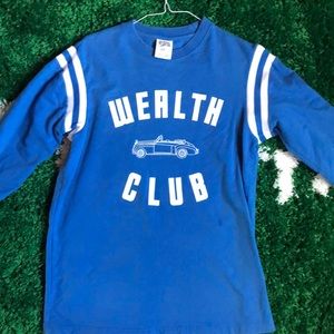 Blue BBC 3 quarter sleeve tee